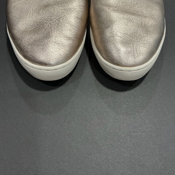 Birdies The Swift Gold Leather Slip-On Sneakers Size 9.5 - Picture 7 of 14